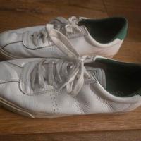 Scarpe Superga bianche e verde