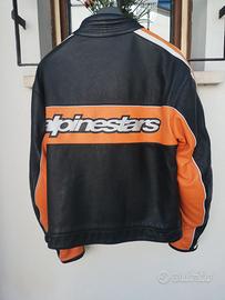Giubbino moto Alpinestars in pelle tg. 52