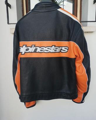 Giubbino moto Alpinestars in pelle tg. 52