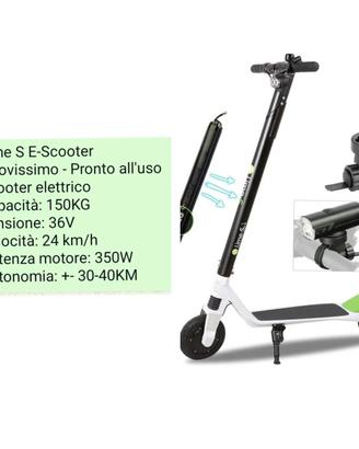 Monopattino elettrico 350watt 35km autonomia