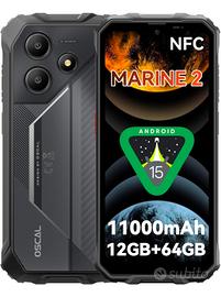 OSCAL MARINE 2 Rugged Smartphone 2025, 11000mAh 