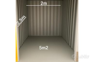 BOX 5mq (L2m x P2.5m x A2.7m)