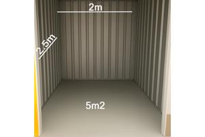 BOX 5mq (L2m x P2.5m x A2.7m)