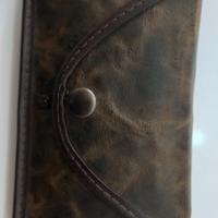 Fodero in pelle belstaff per occhiali