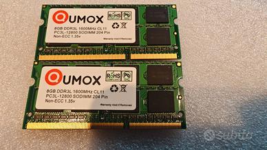 16GB DDR3L SODIMM 204