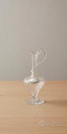 Oliera/Decanter vintage in Vetro Soffiato