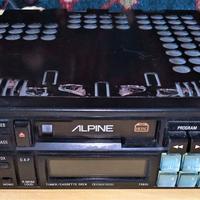 Radio ALPINE per auto con lettore RDS a cassetta
