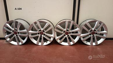 4 cerchi in lega originali Fiat 17 “ a 5 fori 7JX