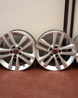 4 cerchi in lega originali Fiat 17 “ a 5 fori 7JX
