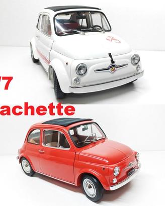 Fiat 500 e Abarth 695ss - 1/7 Hachette Tanomodels