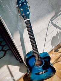 Chitarra acustica 3rd Ave con custodia e accessori