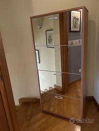 Scarpiera a specchio