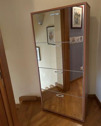 Scarpiera a specchio