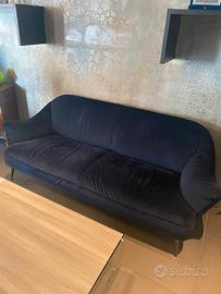 Divano+tavolino in cristallo