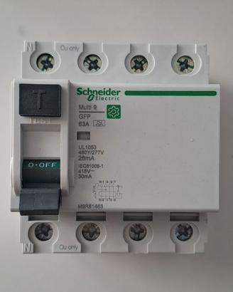 SCHEINDER interruttore differenziale puro 63A