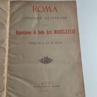 Libro antico Roma Giornale illustrato della..