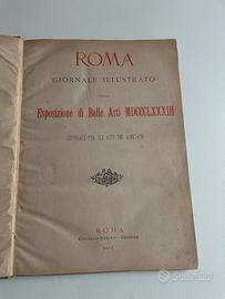 Libro antico Roma Giornale illustrato della..