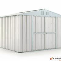 Box capanno giardino Acciaio 327x269cm bianco