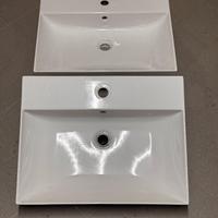 2x Lavabi Hatria Ceramica colore Bianco 60x46,5