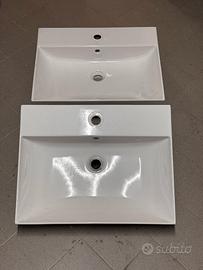 2x Lavabi Hatria Ceramica colore Bianco 60x46,5