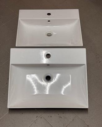2x Lavabi Hatria Ceramica colore Bianco 60x46,5
