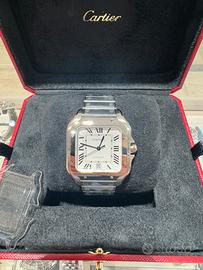 Cartier Santos WSSA0018 nuovo pellicole