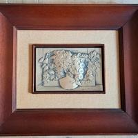 Quadretto su lastra d'argento 925 Ottaviani