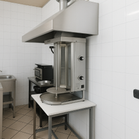 Girarrosto elettrico per ristorazione Kebab e poll