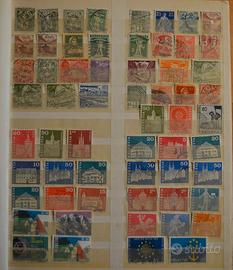 347 francobolli Svizzera Helvetia