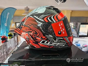 Casco intregrale ff807 ls2 dragon carbon enthum