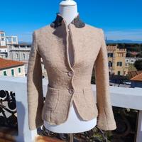 Giacca in Lana Cotta Beige – Taglia S – Linea Sart