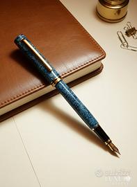 penna stilografica " Blue Marvel" & Gold 