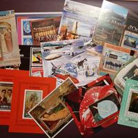 francobolli 75 foglietti mondo nuovi/usati