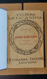 1922 Ciuang Ze - Acque d'autunno (Carabba) - Raro