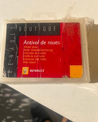 Kit bulloni antifurto originali renault