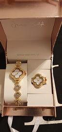 Jessica Carlyle set Bracciale e anello Orologio 