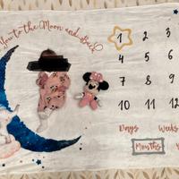 COPERTA per foto mesi neonato - unisex