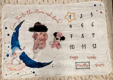 COPERTA per foto mesi neonato - unisex