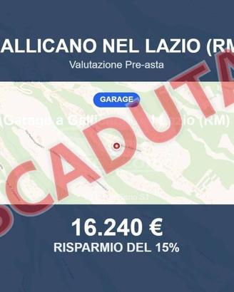 Immobile in asta di 23 m² a Gallicano nel Lazio