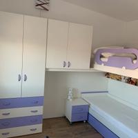 Cameretta soppalco 3 letti