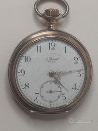 Orologio da tasca in argento antico funzionante