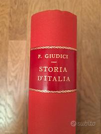 1^ volume Storia d’Italia di Palo Giudici 1929
