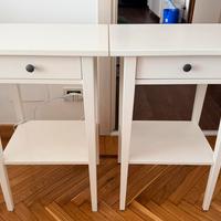 Comodini hemnes ikea bianchi
