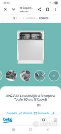 Lavastoviglie beko din 24310