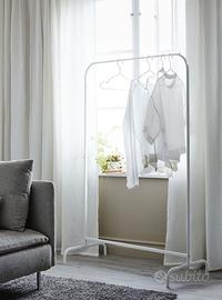 IKEA MULIG Stand appendiabiti, bianco