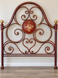 coppia Testiera decorativa con motivi floreali 