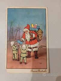 Cartolina Natale Vintage 1940 
