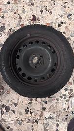 CERCHI IN FERRO NERO USATI - MISURA 205/55 R16