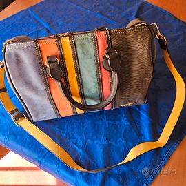 Borsa Bauletto Desigual Multicolor - Effetto Piton