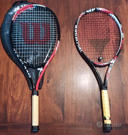 Racchette da tennis Wilson e Tecnifibre